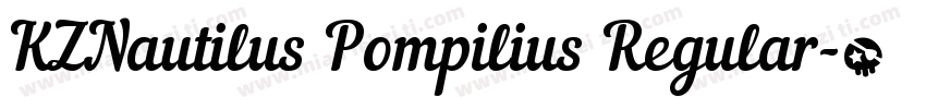 KZNautilus Pompilius Regular字体转换